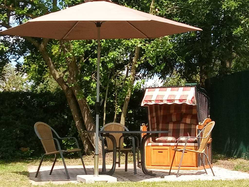 Sitzecke auf dem Hof